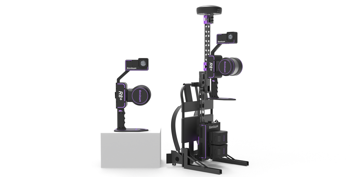 OmniSLAM R8+ モバイル LiDAR システム