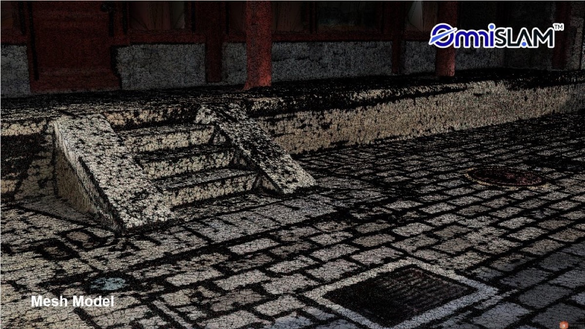点群から生成されたメッシュモデル（IMAGE 3）