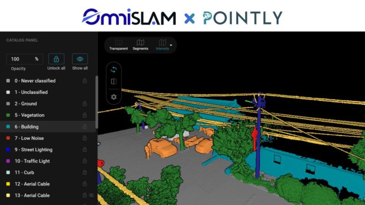 点群AI分類のPOINTLYと協業を発表