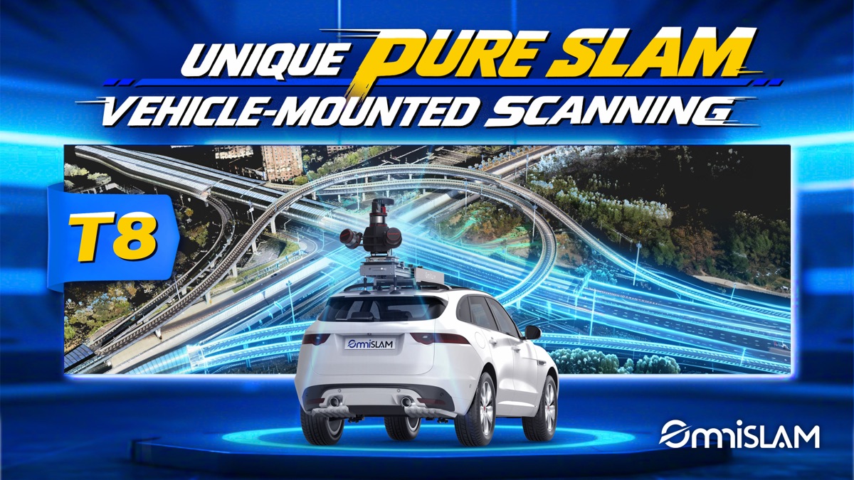 T8：ピュア SLAM 車載スキャンという独自方式